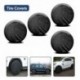 Fekete - 4PC 26 &quot -27&quot  kerékabroncs gumiabroncs védőfedél autó Jeep RV SUV teherautó utánfutó eszközhöz Gyors
