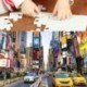 B - Jigsaw Puzzle 1000 darabból álló, fából készült összeszerelt képi tájkép-rejtvények játékok felnőtteknek