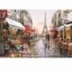 Csendes város - Jigsaw Puzzle 1000 darabból álló, fából készült összeszerelt képi tájkép-rejtvények játékok