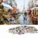 Csendes város - Jigsaw Puzzle 1000 darabból álló, fából készült összeszerelt képi tájkép-rejtvények játékok