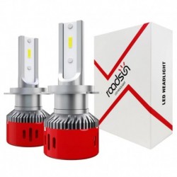 2 x LED H7 CSP Chip led autó fényszóró izzók ködlámpa izzó 60W 12V 24V 6000K 6000Lm lámpa automatikus izzó fény CSV