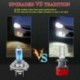 2 x LED H7 CSP Chip led autó fényszóró izzók ködlámpa izzó 60W 12V 24V 6000K 6000Lm lámpa automatikus izzó fény CSV