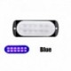 Kék - 10-24V LED-es villogó fények 12 LED-es hátsó lámpa irányjelző lámpák figyelmeztető lámpák Autós