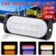 piros kék - 10-24V LED-es villogó fények 12 LED-es hátsó lámpa irányjelző lámpák figyelmeztető lámpák Autós