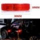 Piros - 4db automatikus érzékelő funkciós autó 5 LED-es nyitott ajtó figyelmeztető lámpa villogó villogása ütközés