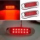Piros - 2PCS VÖRÖS 6,2 &quot 12 LED-es 24 V-os oldalsó jelzőfény könnyű teherautó pótkocsi világítás carro Gyors