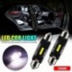 03 - Praktikus 4 típusú 2db 12V / 24V LED izzó 1860 CSP Canbus White 6000K belső kupola térkép fény