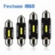04 - Praktikus 4 típusú 2db 12V / 24V LED izzó 1860 CSP Canbus White 6000K belső kupola térkép fény