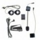 T9S-2 motorkerékpár sisak Bluetooth dokkológép 2db nagyfelbontású hang CSR BC5 chip Bluetooth 3.0 USB kábel