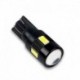 2db - T10 LED izzó 5630 SMD nagy teljesítményű belső izzó oldalsó helyzetjelző lámpákhoz olvasólámpák
