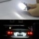 2db 18 LED-es rendszámtábla-fény Xenon fehér nagy teljesítményű autólámpa ForToyota Camry 2012-2016
