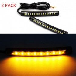 2db univerzális 17LED motorkerékpár hátsó féklámpa irányjelző szalag rendszámtábla