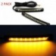 2db univerzális 17LED motorkerékpár hátsó féklámpa irányjelző szalag rendszámtábla