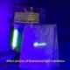 Detektáló olaj - Autó légkondicionáló csővezeték javító fluoreszcenciaolaj, 365 nm-es UV vízálló LED zseblámpa