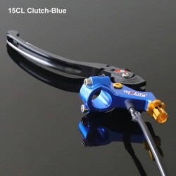 Égszínkék - CNC motorkerékpár fék hidraulikus főhenger kábel tengelykapcsoló radiális fékpumpa 22 mm-es univerzális