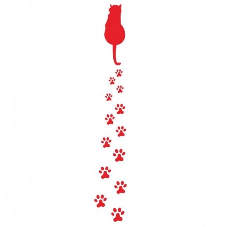 Piros - Gyors szállítás Autós kiegészítők vicces macskacímke autó fényszóró fényvisszaverő autó matrica autó