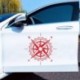Színes terepjáró iránytű matrica motorháztető grafikus vinil autó Autós matrica Tartósság Gyors szállítás CSV
