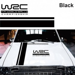 110 * 15 cm-es W-RC csíkos versenyző sport matrica 3 színű grafikus autó motorháztető borítású vinil matrica Gyors