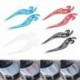 Hajók: Kínából - 2020 Car Flame Stripes Black Vinyl Truck Hood Decal Front matricák carro voiture Gyors szállítás CSV