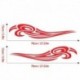 Hajók: Kínából - 2020 Car Flame Stripes Black Vinyl Truck Hood Decal Front matricák carro voiture Gyors szállítás CSV