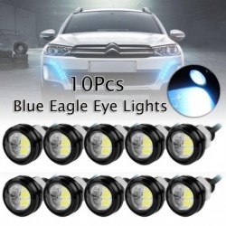 10 kék DC 12V 15W Eagle Eye LED nappali futás DRL Backup könnyű autó szikla lámpa