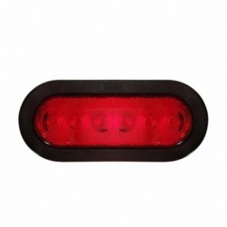 1db Piros - A LEGJOBB AKCIÓ 10-30 V-os LED-es lámpák 6 LED-es állítható oldalsó helyzetjelző lámpák figyelmeztető