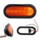 1db Piros - A LEGJOBB AKCIÓ 10-30 V-os LED-es lámpák 6 LED-es állítható oldalsó helyzetjelző lámpák figyelmeztető