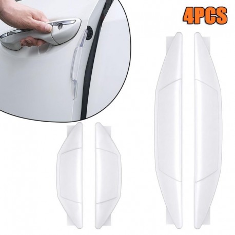 fehér - Láthatatlan autóajtóvédő őr légzsák ütközőcsík karcvédő autógumi lökhárító matricák automatikus