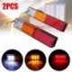 Hátsó hátsó lámpa - AKCIÓ 2db 12 / 24V 24 LED autó hátsó pótkocsi hátsó lámpa hátsó lámpa fék stop irányjelző
