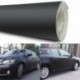 Matt fekete - 12x60 &quot -es matt fekete vinyl filmtekercs autó DIY matrica jármű matrica 3D védőfólia buborék nélkül
