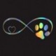 Fényvisszaverő - AKCIÓ Autós matrica Vinyl Dog Cat Paw Love Autó ablak matricák és matricák Vicces 3D matricák az autó