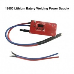 1 szett - AKCIÓ 1db barkács hordozható mini spot hegesztőgép 18650 akkumulátor különféle hegesztő tápegység LCD