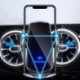 Zafír 1 készlet - 15 W / 10 W / 7,5 W / 5 W automatikus rögzítő QI vezeték nélküli autós töltő tartó tartó
