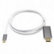 C típusú USB-C - HDMI-kompatibilis HDTV 4K kábel Samsung Galaxy Note 8 9 S10   Plus adapterkábelhez 1,8 M USB-C HDMI