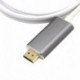 C típusú USB-C - HDMI-kompatibilis HDTV 4K kábel Samsung Galaxy Note 8 9 S10   Plus adapterkábelhez 1,8 M USB-C HDMI