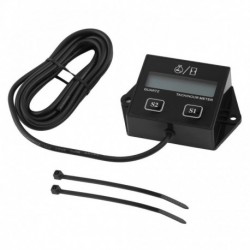 12V autós LCD kijelző fordulatszámmérő óramérő motorkerékpár 2 és 4 ütemű benzinmotor szikrához csónak
