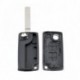 01B Citroen C2 C3 Xsara Picasso C4 2 gombos kulcstartó távirányító Va2 Blade Shell Cover Cover Protector