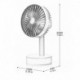 W3 hordozható asztali lemezjátszó asztali ventilátor ventilátorok újratölthető, praktikus léghűtő ventilátor