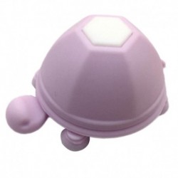 lila - Kreatív rajzfilm teknős alakú szilikon kábelcsévélő védőasztal asztali vezeték fejhallgató klipszervező