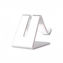 ezüst - Alumínium ötvözet fém konzol mobiltelefon tartó asztali konzol tabletta mobiltelefon univerzális konzol