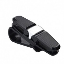 ezüst - Autós napszemüveg keret szénszálas Bill szemüveg klip multifunkcionális Abs autó kreatív Eye Box kártya klip