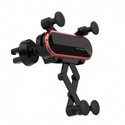 ezüst - Kreatív autós telefon tartó autós légkimeneti mobiltelefon univerzális tartó gravitációs telefon tartó autós