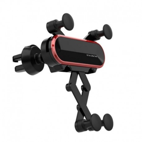 ezüst - Kreatív autós telefon tartó autós légkimeneti mobiltelefon univerzális tartó gravitációs telefon tartó autós