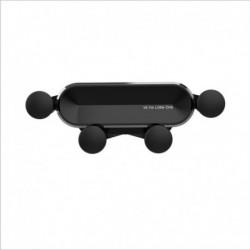 ezüst - Kreatív autós telefon tartó autós légkimeneti mobiltelefon univerzális tartó gravitációs telefon tartó autós