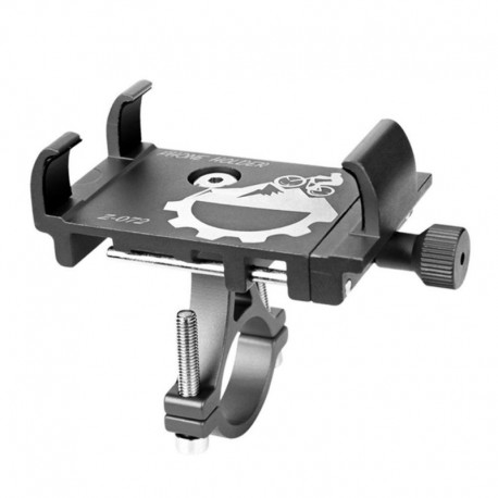 szürke - Kerékpár telefon tartó univerzális motorkerékpár kormányra szerelhető mobiltelefon tartó állvány három