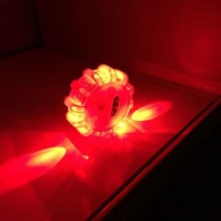 1db / led többfunkciós biztonsági figyelmeztető lámpa úttörő fáklyák villogó figyelmeztetés útszéli vészhelyzeti