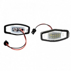 2db / készlet rendszámtábla-világító lámpa ház parkolófény autómódosító pótalkatrész a Honda számára a Civic