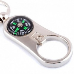 Iránytű palack kulcstartó Kiváló minőségű fém dekorációs kulcstartó medál dísz Gyakorlati karácsonyi ajándék