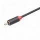 Univerzális audio adapterkábel 3,5 mm-es sztereó audio női aljzat 2 RCA csatlakozóaljzatú 3,5 mm-es fejhallgató kábellel