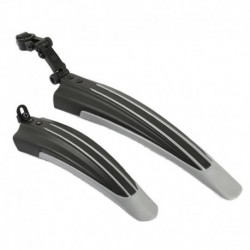 fekete - 1 készlet kerékpár első és hátsó sárvédő hegyi kerékpár sárvédők sárvédők kerékpár sárvédő